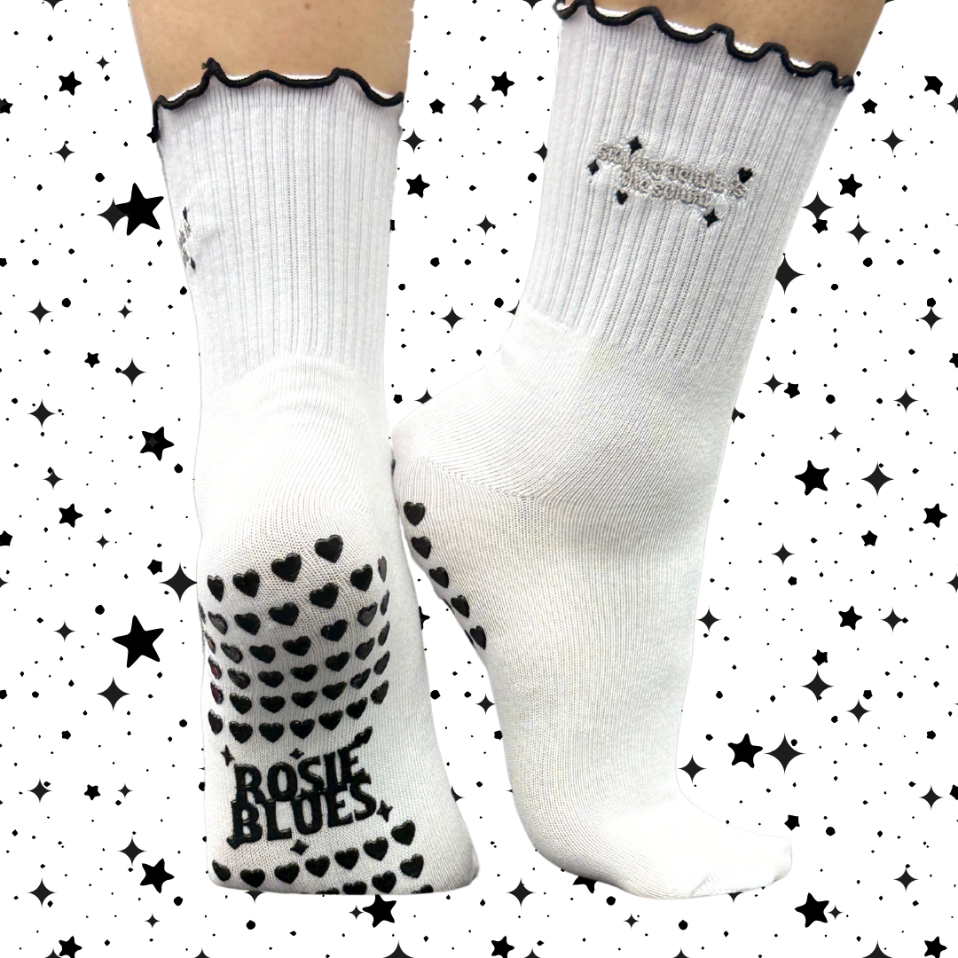🧦 “Staying Delulu Is the Solulu” Grip Socks – The Delulu Girl Era