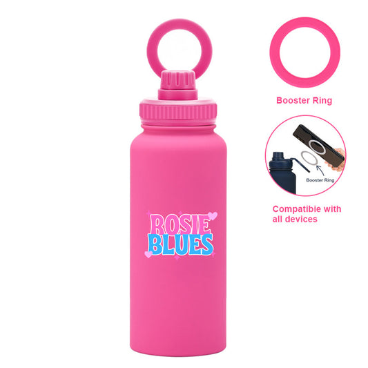 The Rosie Blues Phone Flex Flask – 32oz Stainless Steel Water Bottle