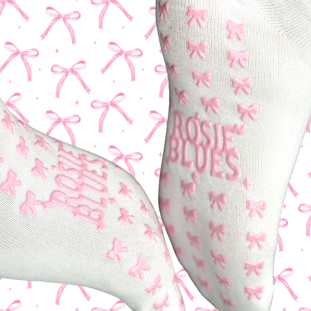 🧦 The “I’m Just a Girl” Grip Socks